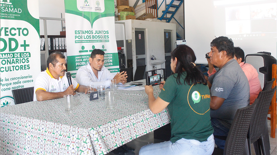 Conferencia de prensa: Directivos de la COOPAFSAMAD anuncian decisiones que garantizarán el buen llevar del Proyecto Juntos por los Bosques REDD+