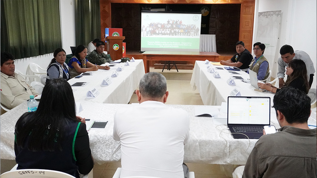 Proyecto REDD+ Juntos por los Bosques expone nuevos casos de afectación forestal ante la Mesa Regional de Control y Vigilancia Forestal y de Fauna Silvestre